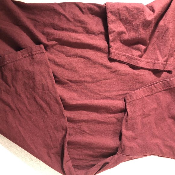 Men's Vans Burgundy Shirt - Size Classic Fit Medium - Picture 3 of 5
